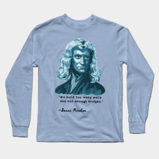 Isaac Newton  Portrait Long Sleeve T-Shirt